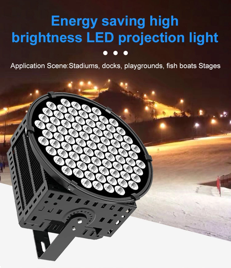 5 10 15 30 50 Degree Beam Angle Outdoor Spotlight 500W Universal Trades Lamp Halogen LED Flood Light for Stadium 1000W