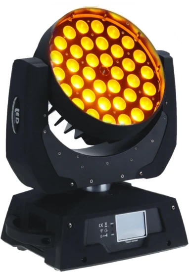 36X18W 6in1 Rgbaw+UV Zoom Wash Cabeza móvil LED