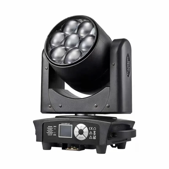 11/18CH 7X40W LED Wash Zoom con CTO 4in1 RGBW Efecto Cabeza móvil Zoom Wash Light Iluminación de escenario