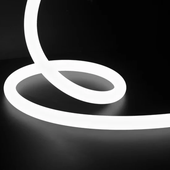 Ángulo de haz de 360 ​​grados Tubo de luz de neón LED flexible Redondo 16 mm Interior y exterior